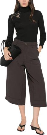 Ermanno Scervino Trui met col - Dames - Coltruien - Zwart - S - Wol - Truien & Vesten
