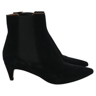 Isabel Marant Deone 50 Ankle Boots in Black Suede
