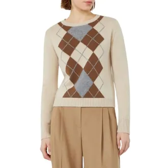 Max Mara Dames, Truien, Beige, Maat: XL Wol