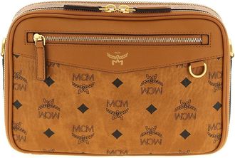 MCM Mcm, Dames, Tassen, Bruin, Maat: ONE Size Katoen