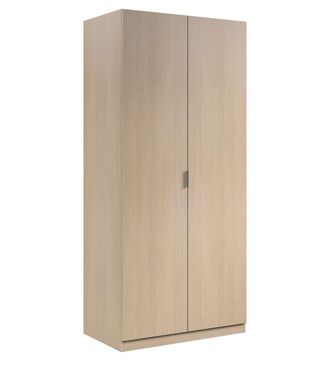F.R.S. Armario Ropero Aroa Puertas Abatibles Acabado Roble. 180 Cm (alto). 81,5 Cm (ancho). 52 Cm (fondo)