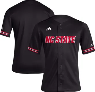 adidas Mens adidas Black NC State Wolfpack Replica Baseball Jersey at Nordstrom, Size Xx-Large
