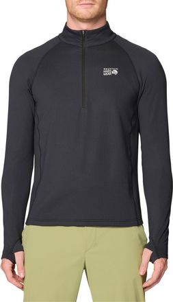 Mountain Hardwear Crater Lake Heavyweight Half Zip in Black at Nordstrom, Size Xx-Large