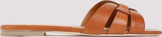 Saint Laurent lederen eerbetoon flats