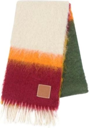 Loewe Pre-owned Scarves, female, Multicolor, Size: ONE SIZE Pre-owned Wool Scarf