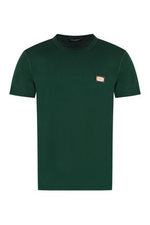 Dolce & Gabbana ★ タオルミーナプリント コットン Tシャツ メダル コットン Tシャツ