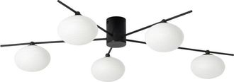 Lindby Lindby - Ceiling Lightdimmable Valisa made of Glass for Living Room & Dining Room