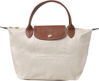 Longchamp Tassen, Dames, Beige, ONE Size, Lichtgewicht Tote Handtas