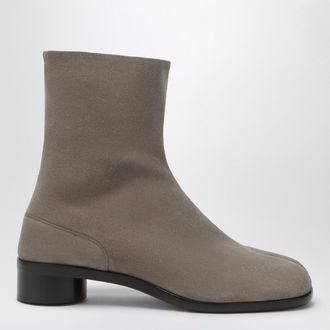 Maison Margiela Brown suede Tabi ankle boots