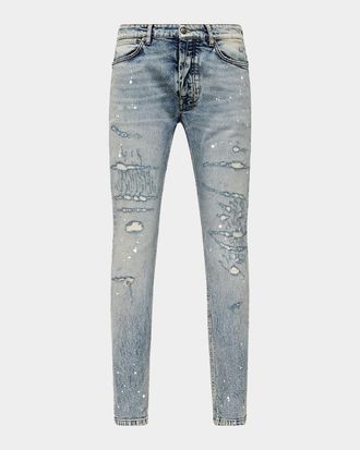 Ksubi Mens Van Winkle Painter Skinny Jeans