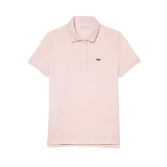 Lacoste Polo Shirts, female, Pink, Size: 4XL Supple Petit Piqu&eacute; Polo