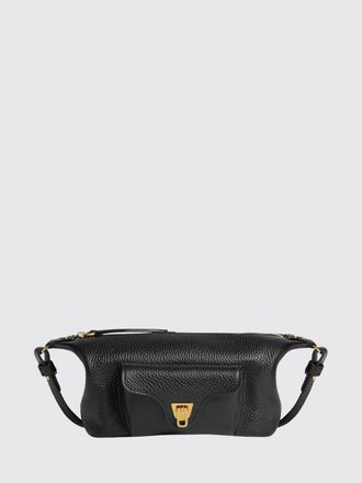 Coccinelle Beat Generation Grained Leather Mini Shoulder Bag with Buckle