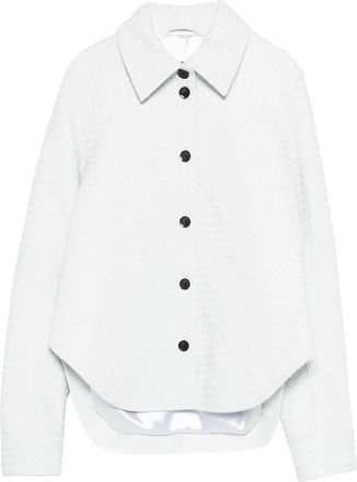 Manokhi Demi blouse met textuur - Wit