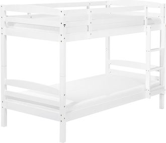 Beliani Beliani - Litera De Madera De Pino Blanca 90 X 200 Cm Listones Habitaci&oacute;n Infantil Regat