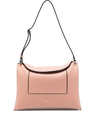 Wandler Penelope Slouch schoudertas met logodetail - Roze
