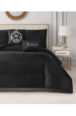 Juicy Couture Glam Night Comforter Set in Black at Nordstrom Rack, Size Twin/twin Xl