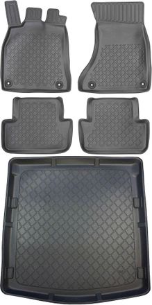 OEM Juego De Alfombrillas Para Coche Y Maletero Para Audi A5 I Sportback (2009-09.2016)
