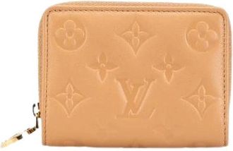 Louis Vuitton Tweedehands leren portemonnees - Dames - Vintage Accessoires - Beige - ONE Size - Vintage