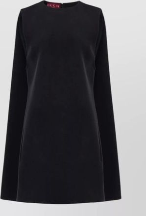 Gucci wool long-sleeve mini dress