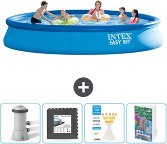 Intex Piscina Easy Set Redonda - 457x84 Cm - 7-piezas Scb115