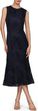 JS Collections Melina Cocktail Dress in Navy at Nordstrom, Size 14