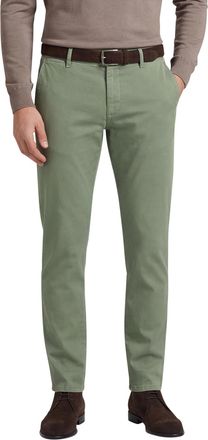 Alberto pantalon Alberto Rob chino slim fit groen