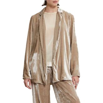 ottod'Ame Velvet Blazer in Stone at Nordstrom, Size 48 It