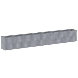 Berkfield Home Garden Raised Bed 482x50x69 cm Corten Steel in Brown | Size: 482 x 50 x 69 cm