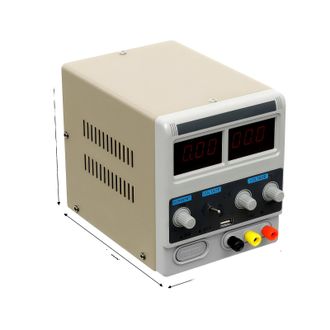 OEM Fuente De Alimentaci&oacute;n, Rango De Voltaje Ajustable, Dise&ntilde;o Port&aacute;til, Gris, Ue