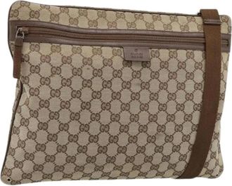 Gucci Borsa a tracolla in tela GG Pre-owned - - Pre-owned - Donna - Marrone - ONE SIZE