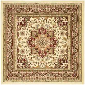 Safavieh Alfombra marfil/rojo 183 x 183 cm