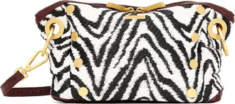 Hammitt Hammitt Daniel Crossbody Clutch Zebra Brushed Gold Sml