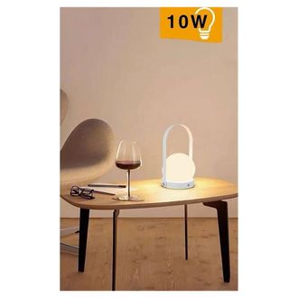 Trade Shop Trade Shop - Lampada Led De Tavolo Recaricabile Portatile Lume 3 Colorations Of Light D29-b3c
