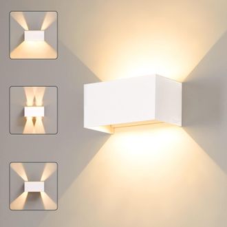 OEM Applique Murale Led - 3000k - Ip65 - Aluminium - Para Interior Y Exterior - 1 Unidad