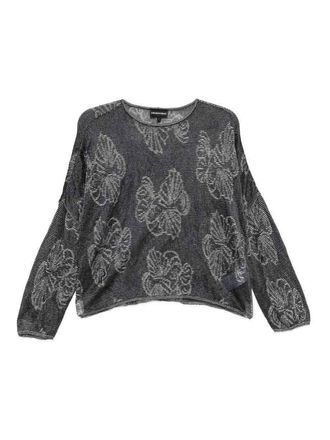 Emporio Armani Embroidered Crewneck Sweater
