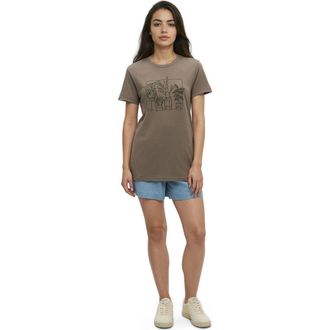 tentree Plant T-Shirt in Clay/meteorite Black at Nordstrom, Size X-Large
