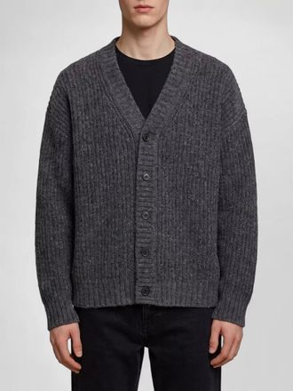 Roberto Collina popcorn-knit wool blend v-neck cardigan