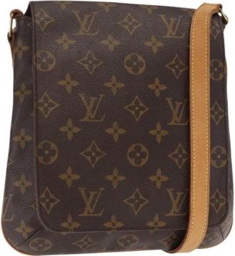 Louis Vuitton Pre-owned Cross Body Bags, female, Brown, Size: ONE SIZE Pre-owned Vintage Cross Body Bag