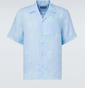 Vilebrequin Printed linen shirt