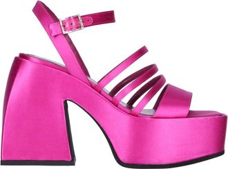 Nodaleto High Heel Sandalen - Dames - Sandalen met hakken - Roze - 36 EU - Satijn - Schoenen