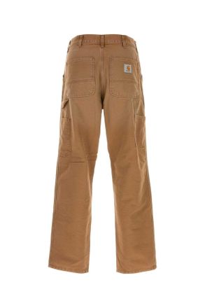 Carhartt Work in Progress Mens Camel Cotton Double Knee Pant Hamiltonbrownstonecanvas Pantaloni