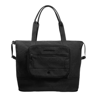 Piquadro Tote Bags, male, Black, Size: ONE SIZE Hexagon Foldable Travel Bag
