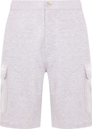 Brunello Cucinelli Gem&ecirc;leerde cargo shorts - Grijs