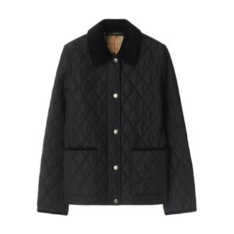 Burberry Nylon Quilted Jacket - Dames - Jassen - Zwart - Maat: L Nylon