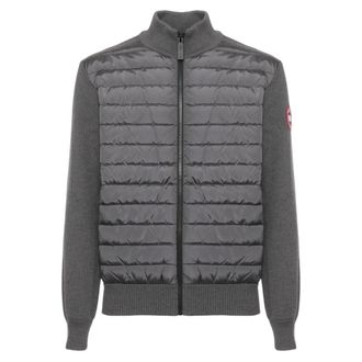 Canada Goose Hy Bridge Knit Jacket - Heren - Winterjassen - Grijs - S - Wol - Jassen