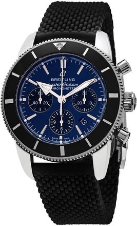Breitling Superocean Heritage II Chronograph Automatic Blue Dial Mens Watch AB0162121C1S1