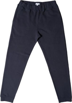 Sunspel Loopback Trainingsbroeken - Heren - Sweatpants - Blauw - M - Katoen - Broeken