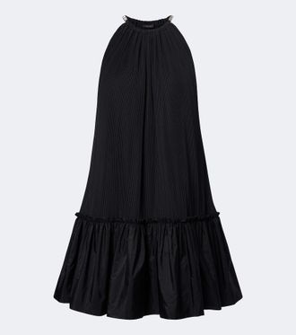 Max Mara Embellished halterneck minidress
