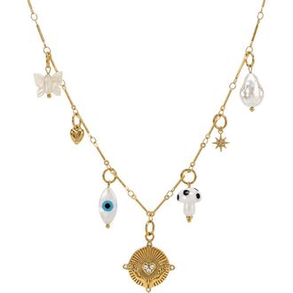 Kozakh Alchemy Charm Necklace in Gold at Nordstrom