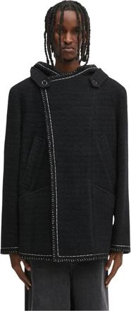 Ader Error Jas - Heren - Zomerjassen - Zwart - M - Wol - Jassen